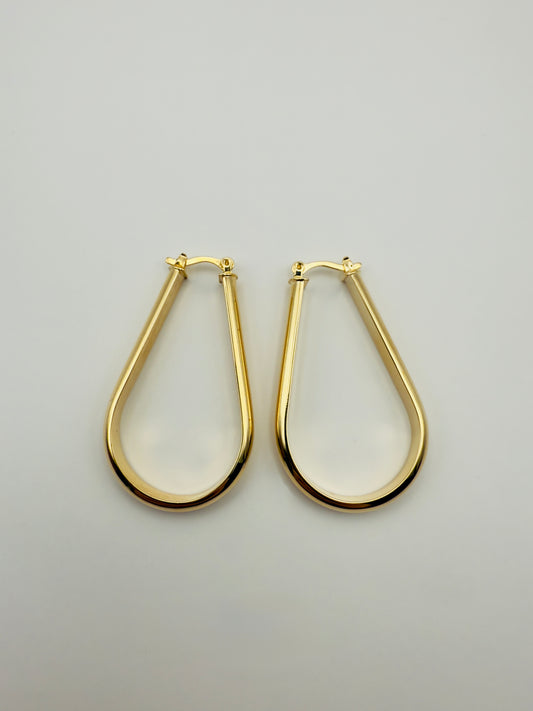 Teardrop Hoops